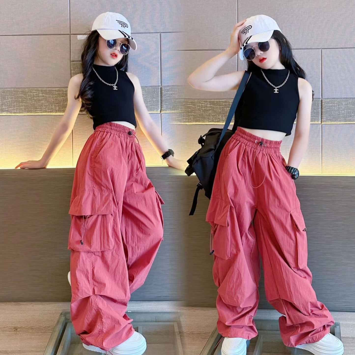 New Fashion Children's Summer Suit Quick-drying Pants