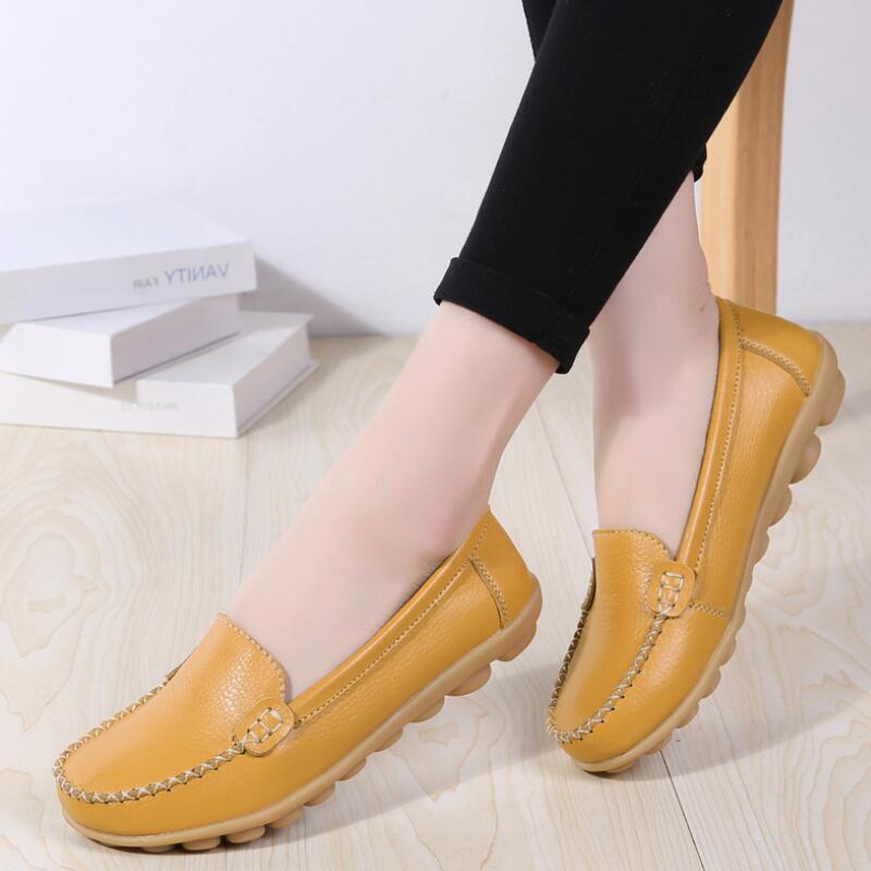 Soft Sole Mother Shoes White Nurse Shoes