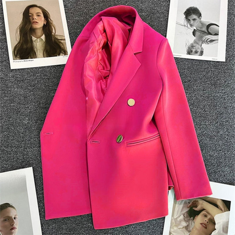 Street-blasting Small Suit Jacket For Women, Internet Celebrity Temperament, Petite And Casual