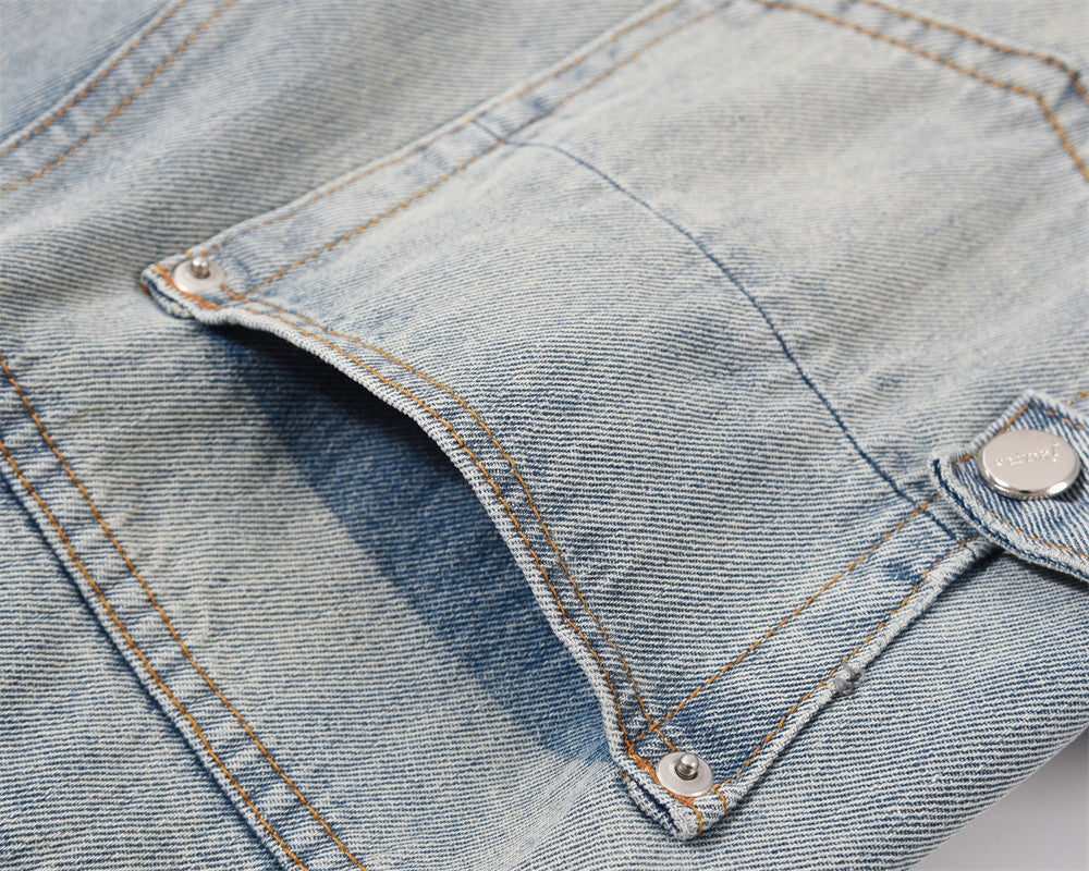 Fashion Personality American Straight Jeans Men