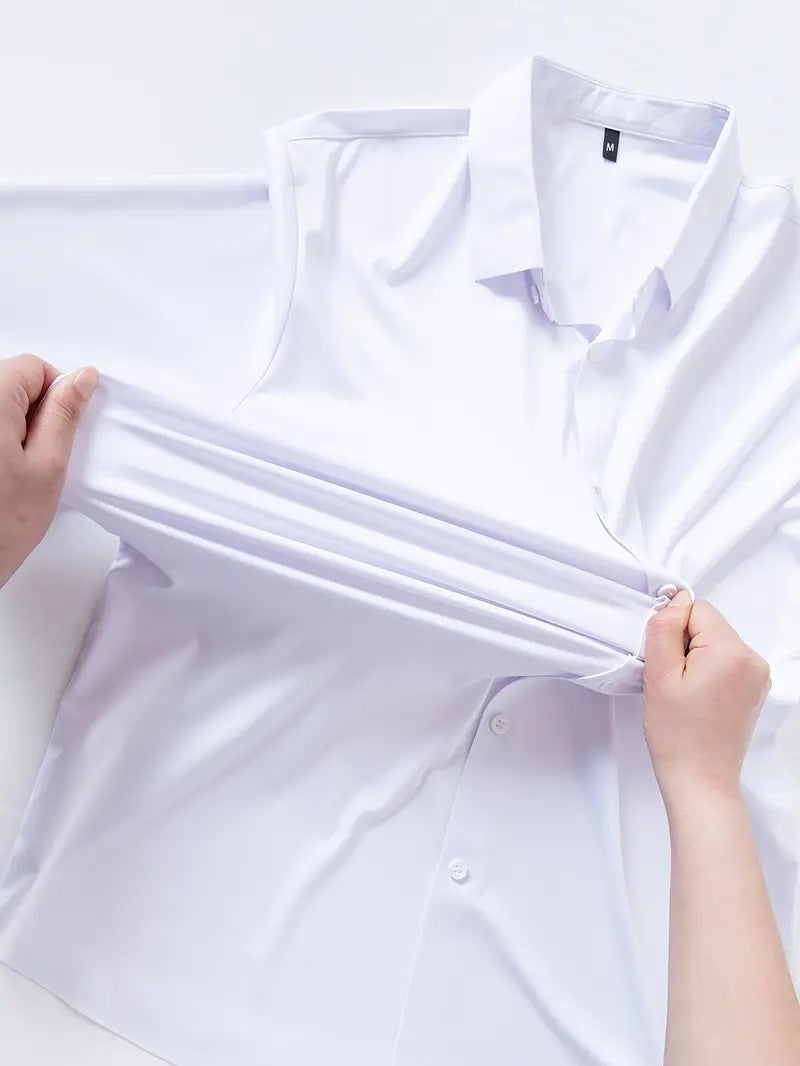 Non-ironing Seamless Adhesive Men's Four-sided Elastic Top
