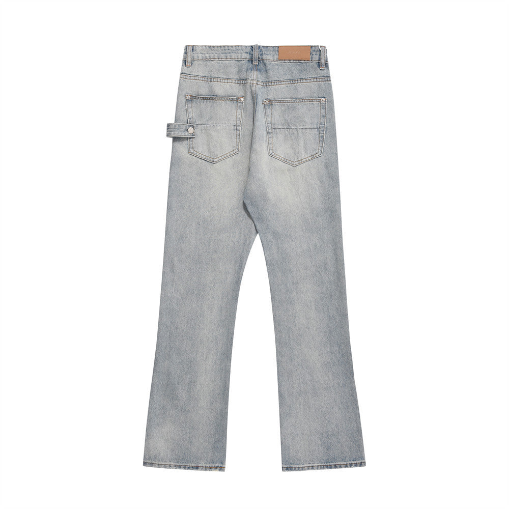 Fashion Personality American Straight Jeans Men