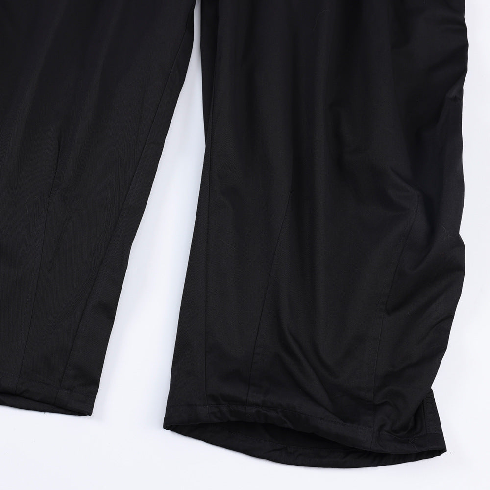 Men's Workwear With Pocket Wide-leg Trousers