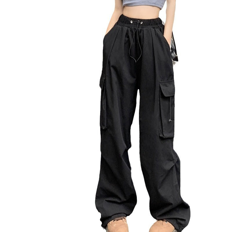 Loose Drawstring Autumn New High Waist Drape Pants For Women