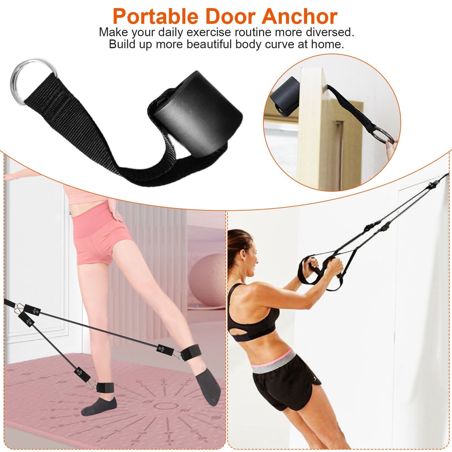100LBS OR 180LBS Band Options - 1Pc Pilates Bar Kit Multifunctional Pilates Yoga Toning Bar Full Body Exercise Equipment Set For Beginners Intermediates Professionals 4 Elastic Resistance Bands