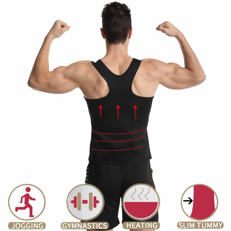 Sports Body Sweating Neoprene Waistcoat Vest Cross-border Corset Belly Shaper