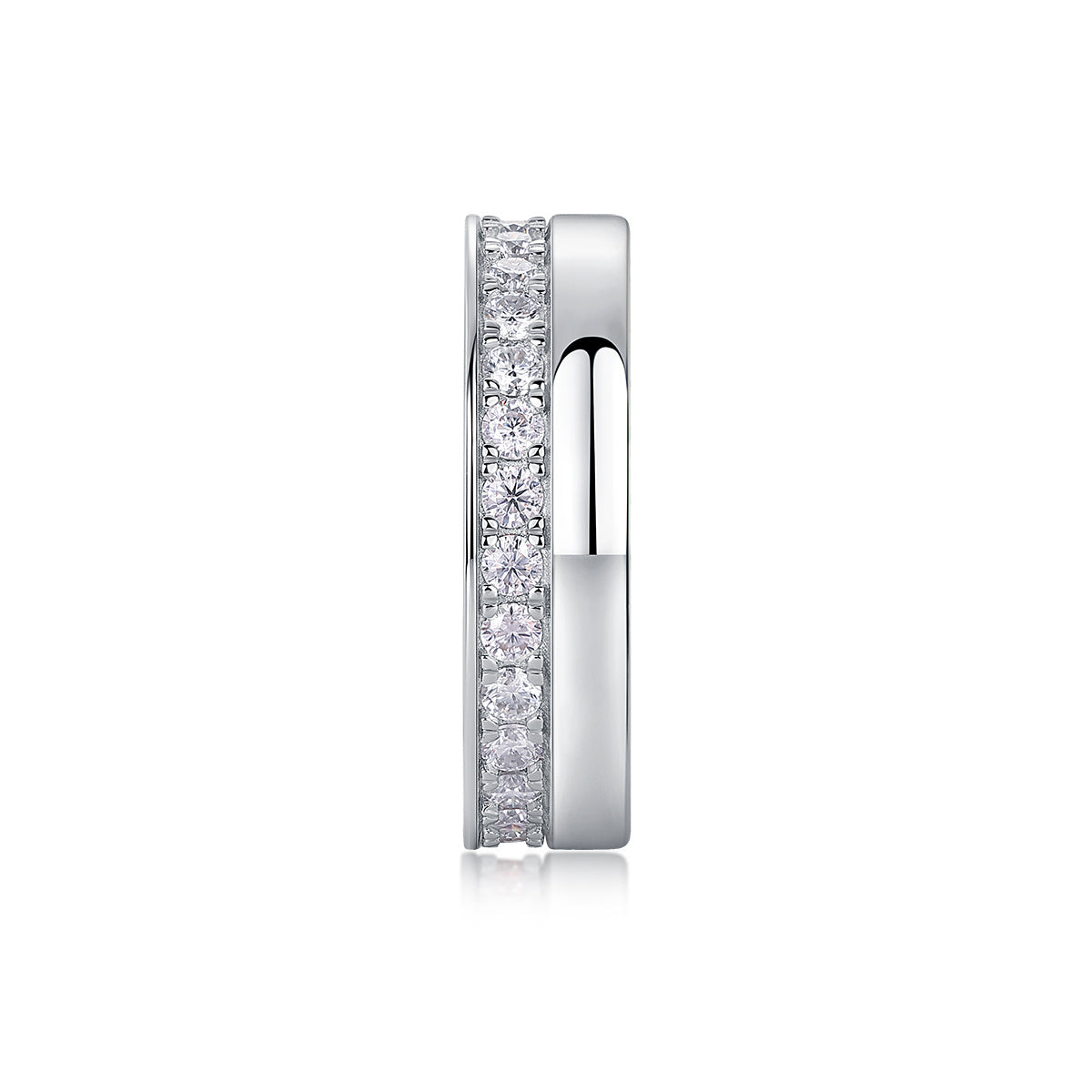Galaxy Diamond Ring Wedding Ring Luxury Fashion Moissanite Silver Ring