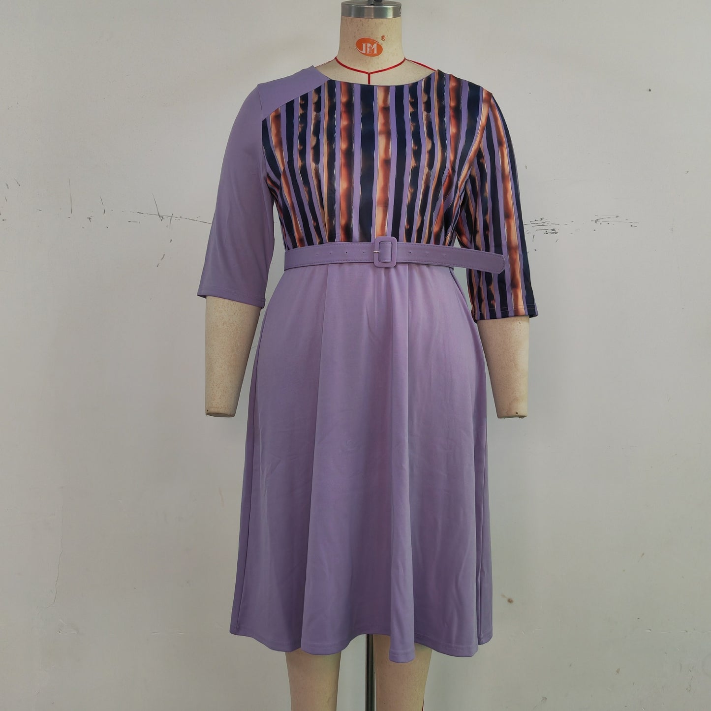 Plus Size Women's Clothing New Printed Dress