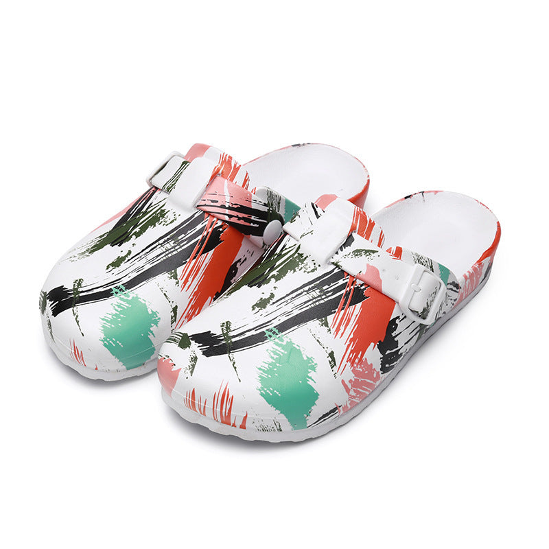 EVA Baotou Soft-soled Protective Shoes Creative Cartoon Nurse Shoes Women