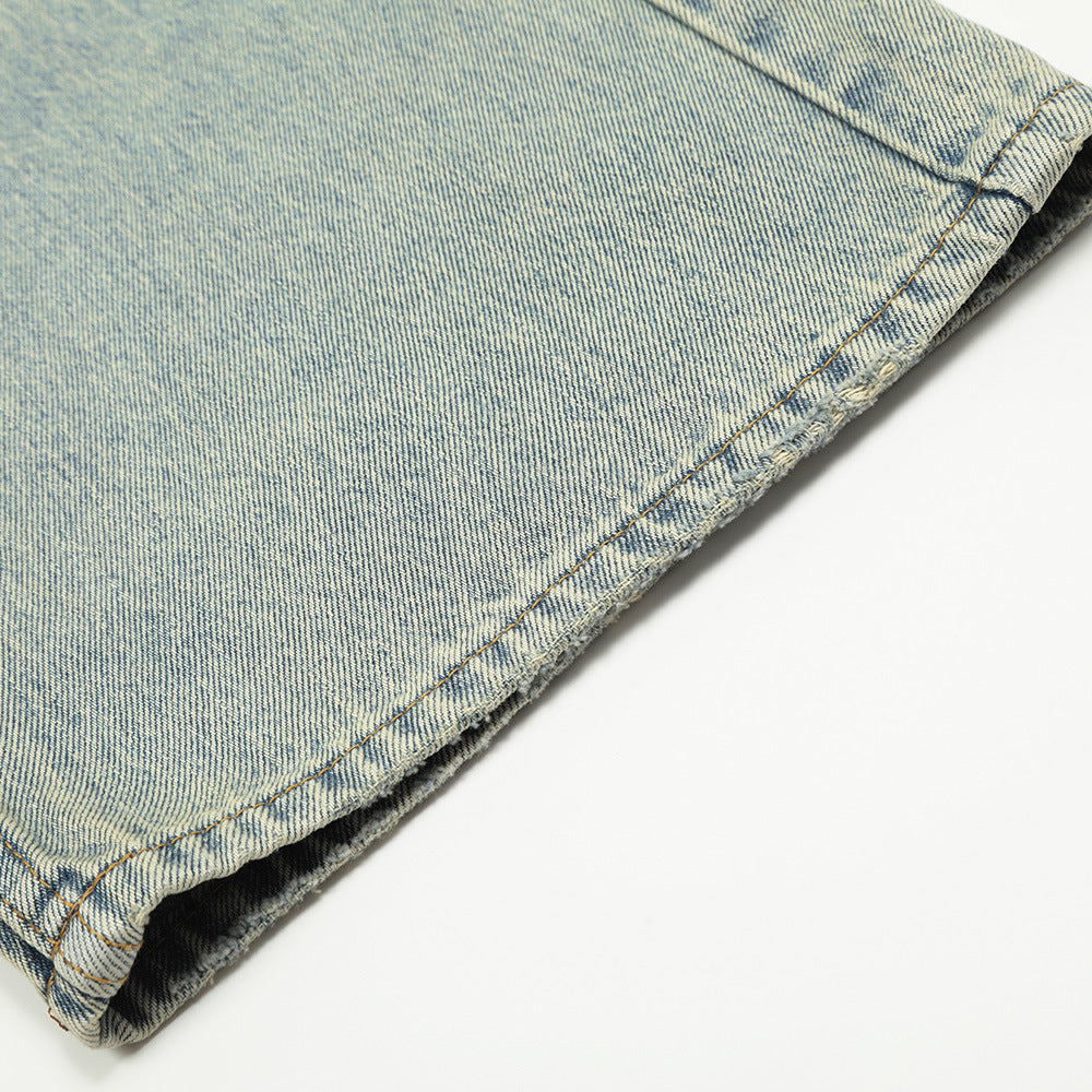 Fashion Light Color Washed Jeans Men