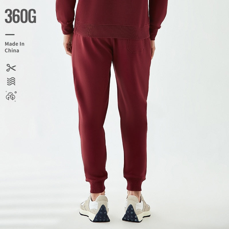 Retro Cropped Sports Casual Slim Sweatpants