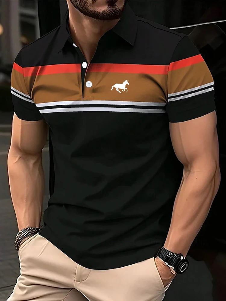 Men's Summer Spring Fall Polo Short Sleeve Polo Shirts Collared Shirts Business Casual School Outdoor Daily Wear Home Wear
