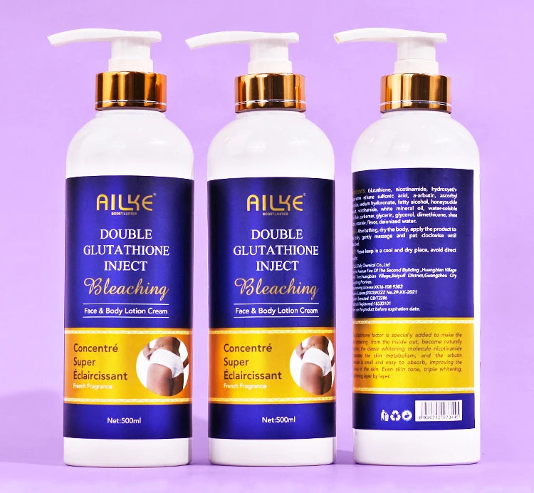 Private Label Natural Collagen Vitamin E Face Cream Whitening Body Lotion for Black Skin