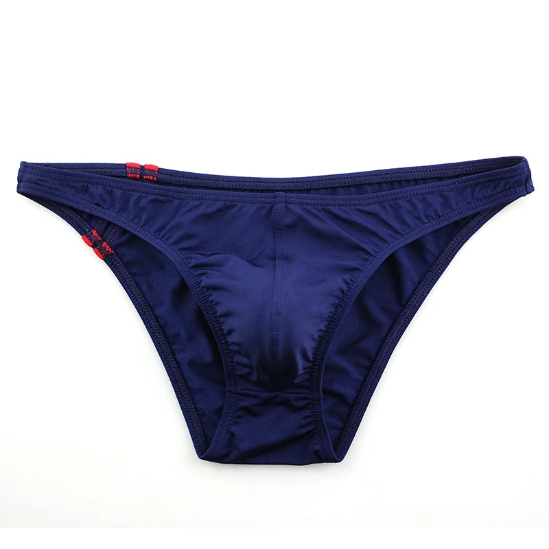 Men Swimwear Solid Swimsuit Briefs Sport Swimming Trunks U Pouch Beachwear Briefs Beach Shorts bathing suit