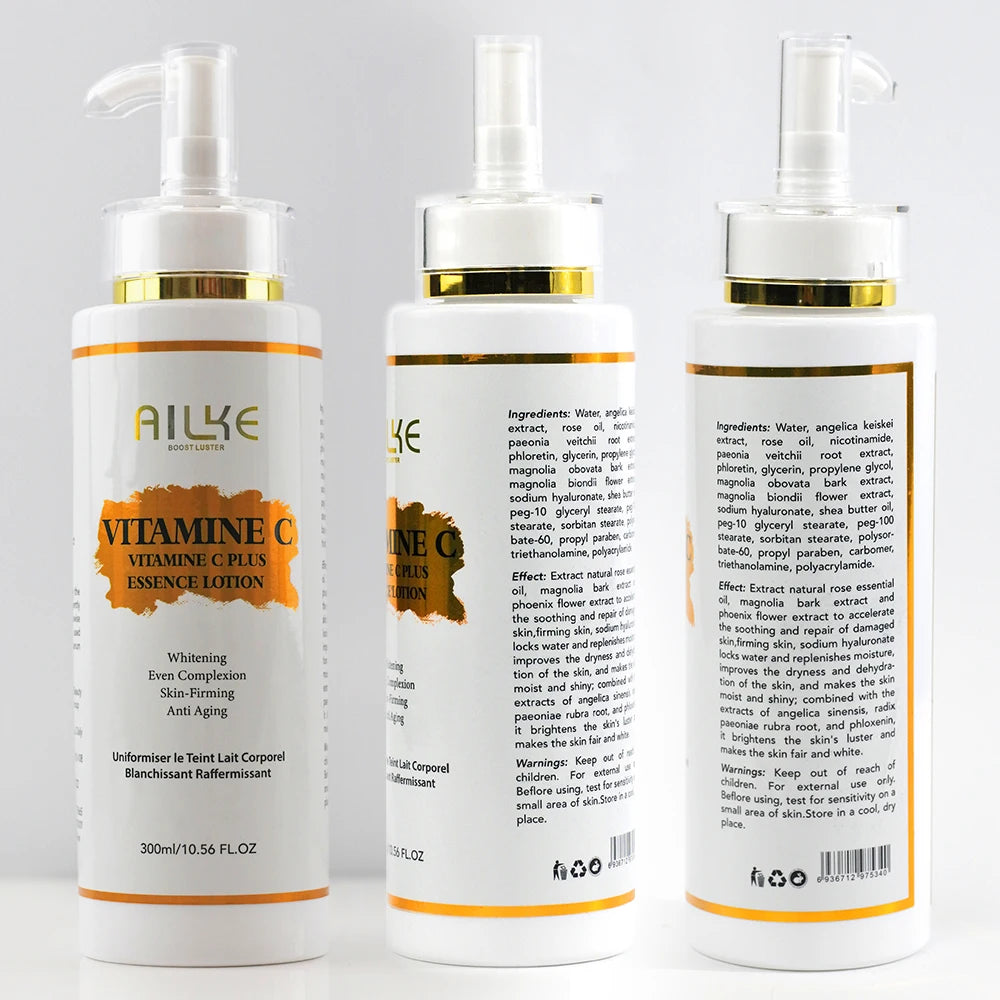 Ailke Best Skin Care Private Label Rose Enchanteur Shea Butter Raw Bulk Vitamine C Anti Aging Whitening Body Lotion for Dubai