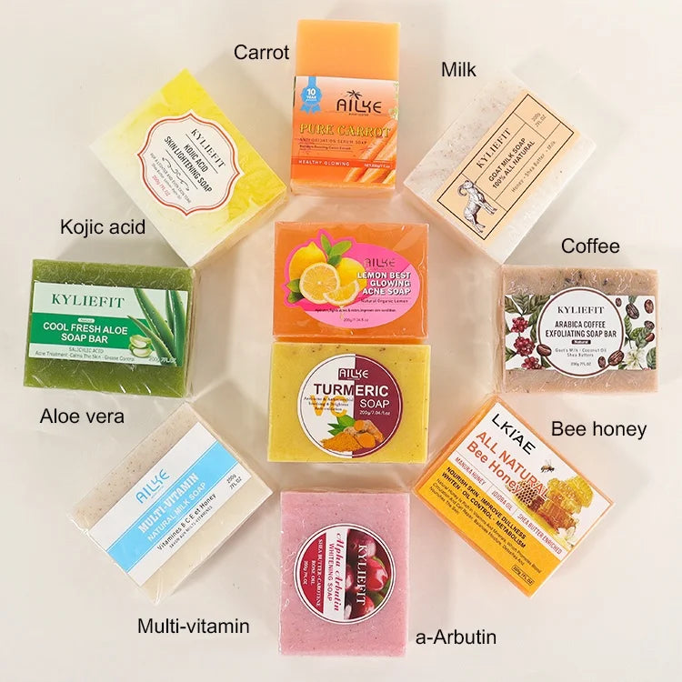 Wholesale Whitening All Natural Fresh Goat'S Milk Bathing Handmade Face Lightning Coconut Soap for Men and Women