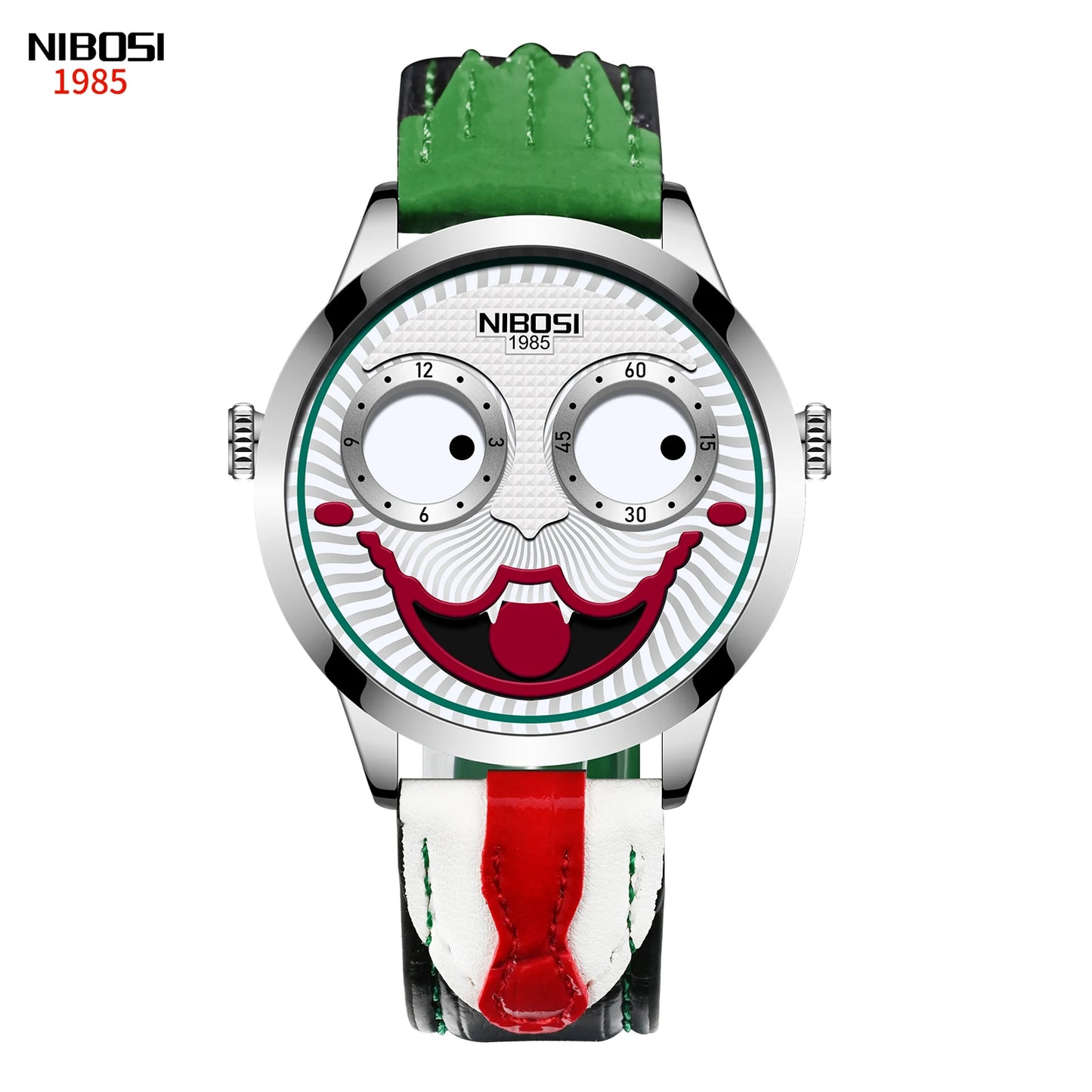 China Manufacturer Custom Made Wristwatches NIBOSI 2506 Sports Chronograph Joker Unisex Quartz Watch