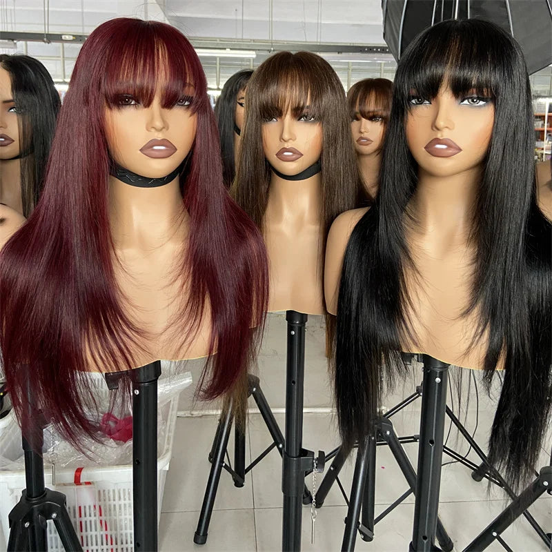 Natural Human Hair 7x5 Lace Wigs Cut Layer Human Hair Lace Front Raw Virgin Cuticle Wigs 100% Vietnamese Human Hair Wgs