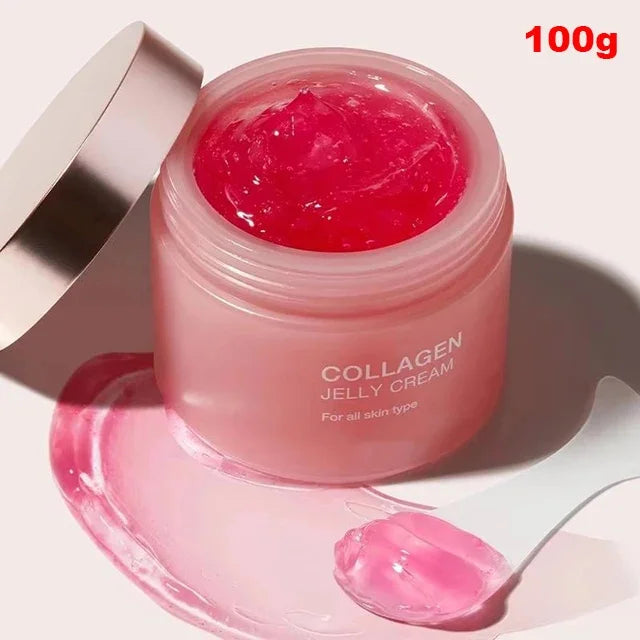 100g Jelly Face Cream Collagen Soft SPA Nourishing Moisturize Face Shrinks Pores Remove Comedones Jelly Essence Korean Skin Care