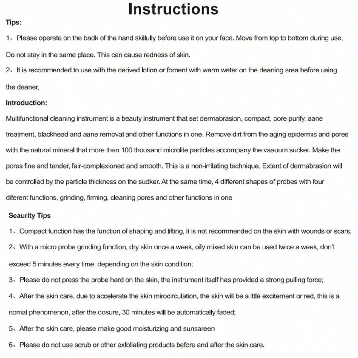 Electric Facial Skin Care Pore Removal Cleanser Vacuum Acne Removal For Deep Facial Pores 5 Suction Power Blackhead Remover Pore