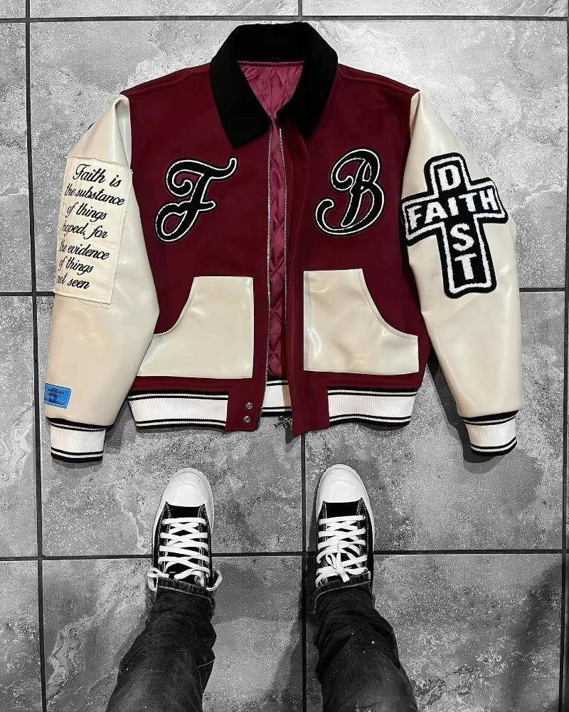 New Fashion Letter Pattern Flocking Embroidery Casual Jacket Women Y2K College Hip Hop Popular Couple Sport Baseball Uniform Top