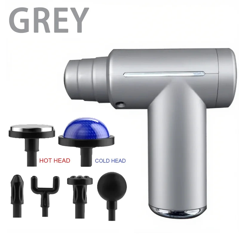 Mini Muscle Massage Gun Body Massager Deep Handheld Percussion Massager For Body Back Neck Leg Cold And Hot Compress Fascia Gun