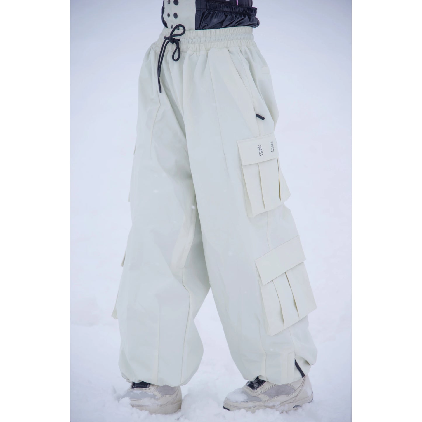 Oversize Winter Ski Pants 3L Snowboard Pant Thicken Thermal Waterproof Breathable Outdoor Sports Warm Women's Men's Ski Trousers