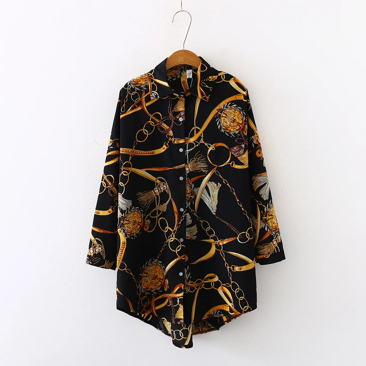 Fashion Women Shirts Vintage Button Tees Blouse Chiffon Sexy Big Large Top Loose Casual Tops Plus Size Cardigan