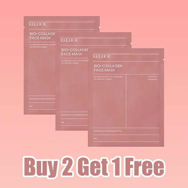 Korean Skincare Custom Bio Collagen Beauty Deep Hydrating Overnight Bio-collagen Face Skin Care Mask Sheet Facial Collagen Mask