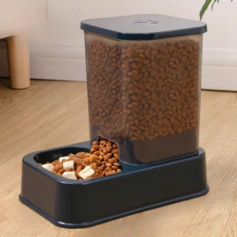 1/2 Pcs Pet Water Dispenser And 1 Pet Food Dispenser Set, Cat Water Dispensers, Pet Bowl Feeders