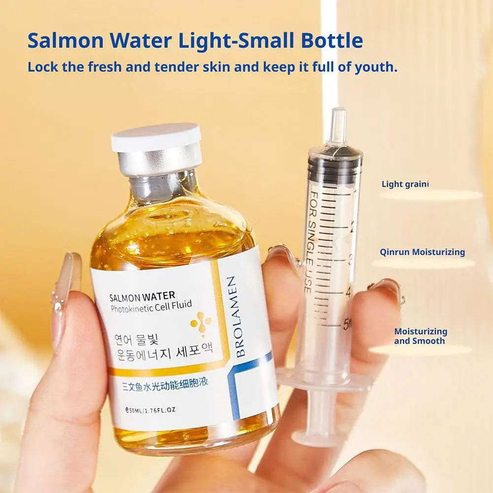 Golden Salmon Water Energy Cell Essence Moisturizing Lotion Hydrating Facial Skincare Product Strengthen Facial Barrier Function