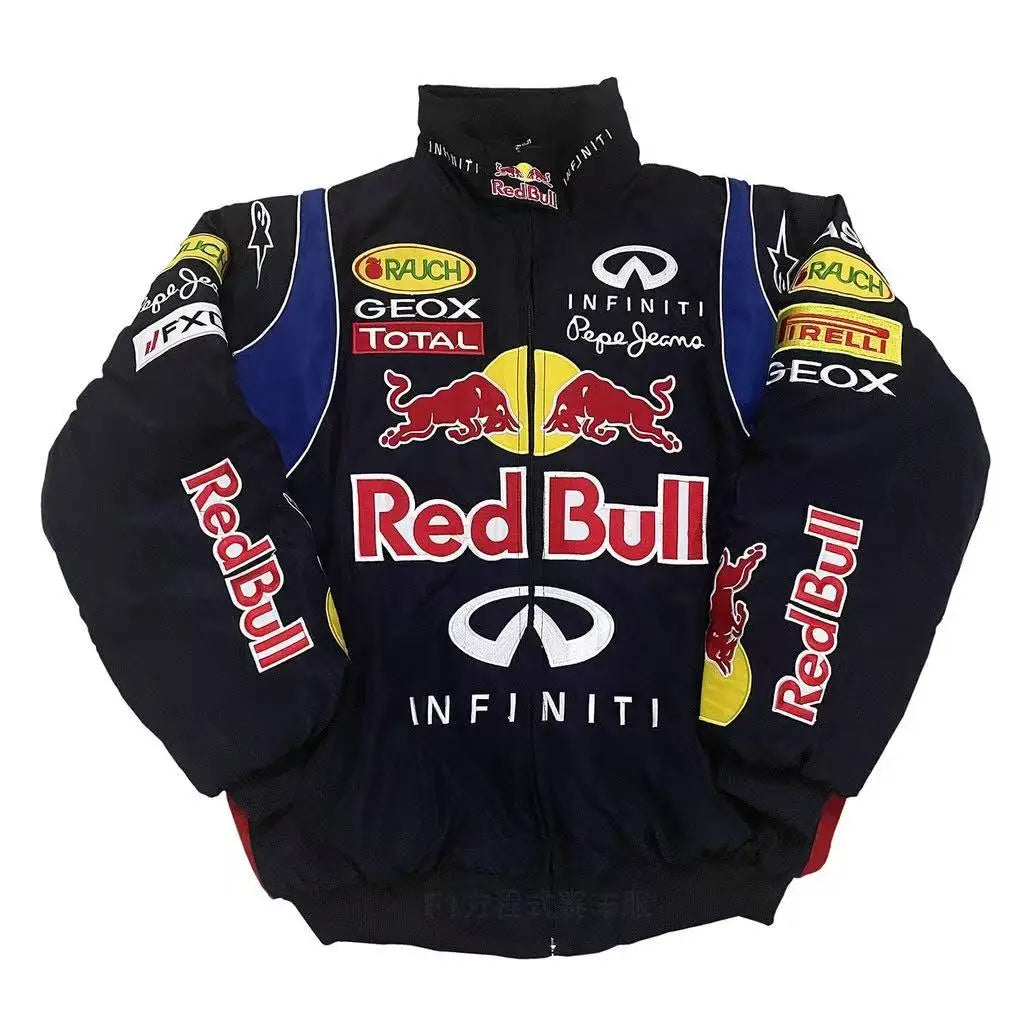 Red Bull 2025 New Men's and Women's Racing Jacket Red Bull Outdoor Sports Jacket Spring and Autumn Fashion High Quality Jacket