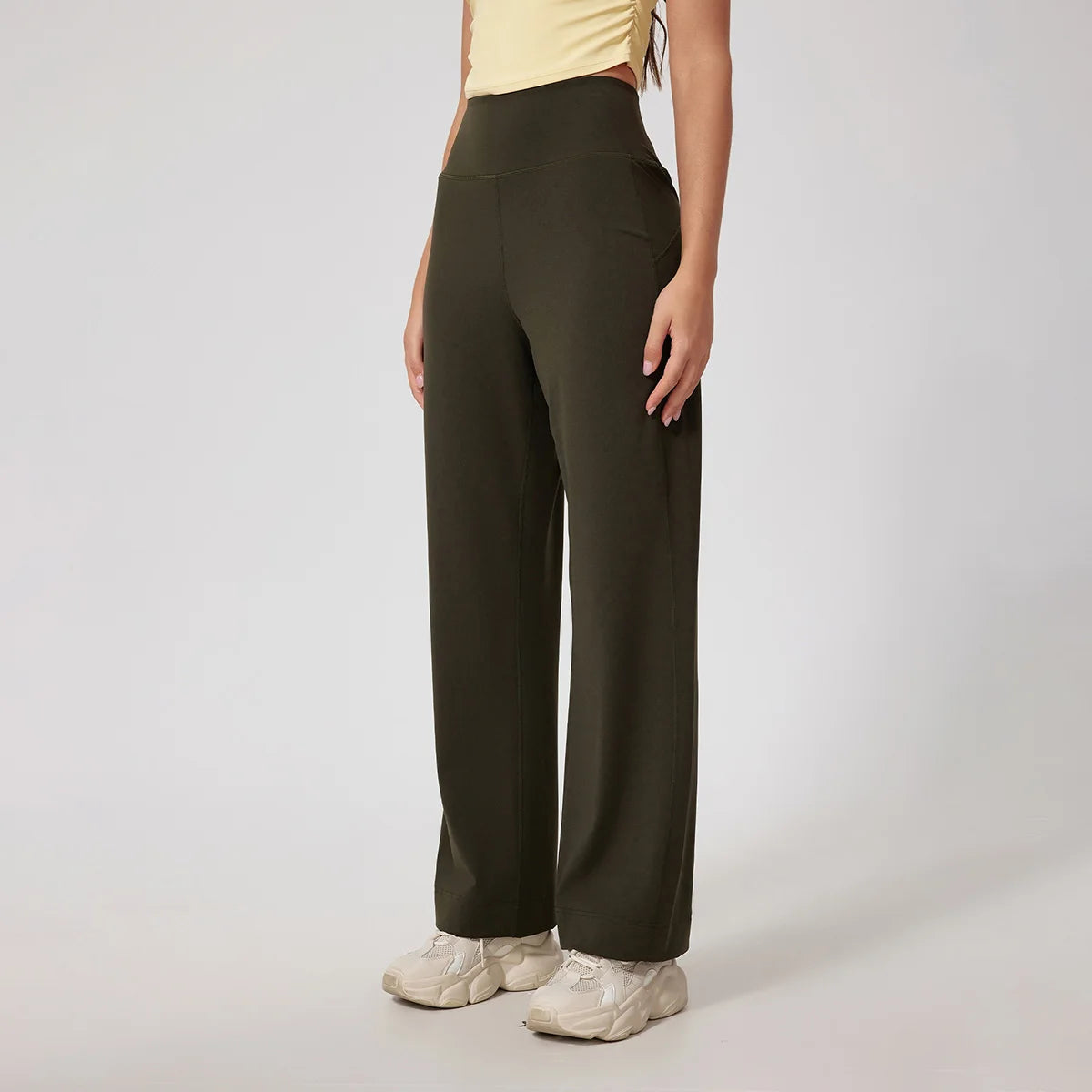 New Women Sportswear Yoga Set Sport Suit Gym Workout Clothes Gym Vest Crop Top High Waist Straight leg Pants Fitness Sports Wear