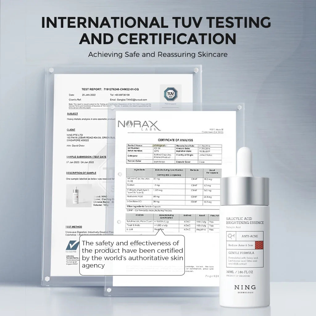Salicylic Acid 2% Face Serum: Niacinamide + Centella Extract, Aids Blemish Soothing, Pore Refining & Oil Regulation