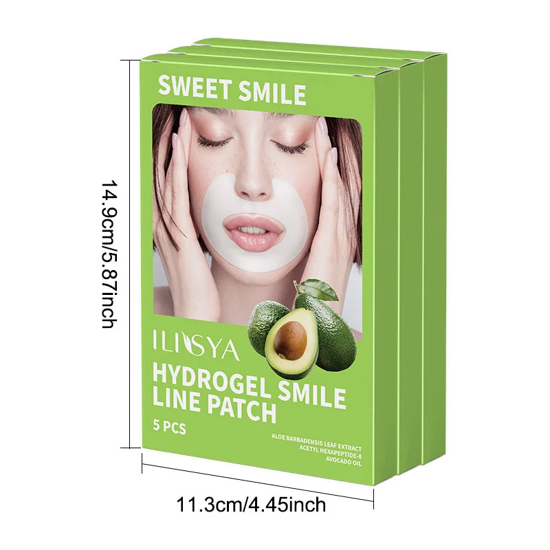 3 Boxes of Collagen Lip Smile Patch, Containing Avocado Oil And Niacinamide Ingredients, Firming And Moisturizing Lip Skin