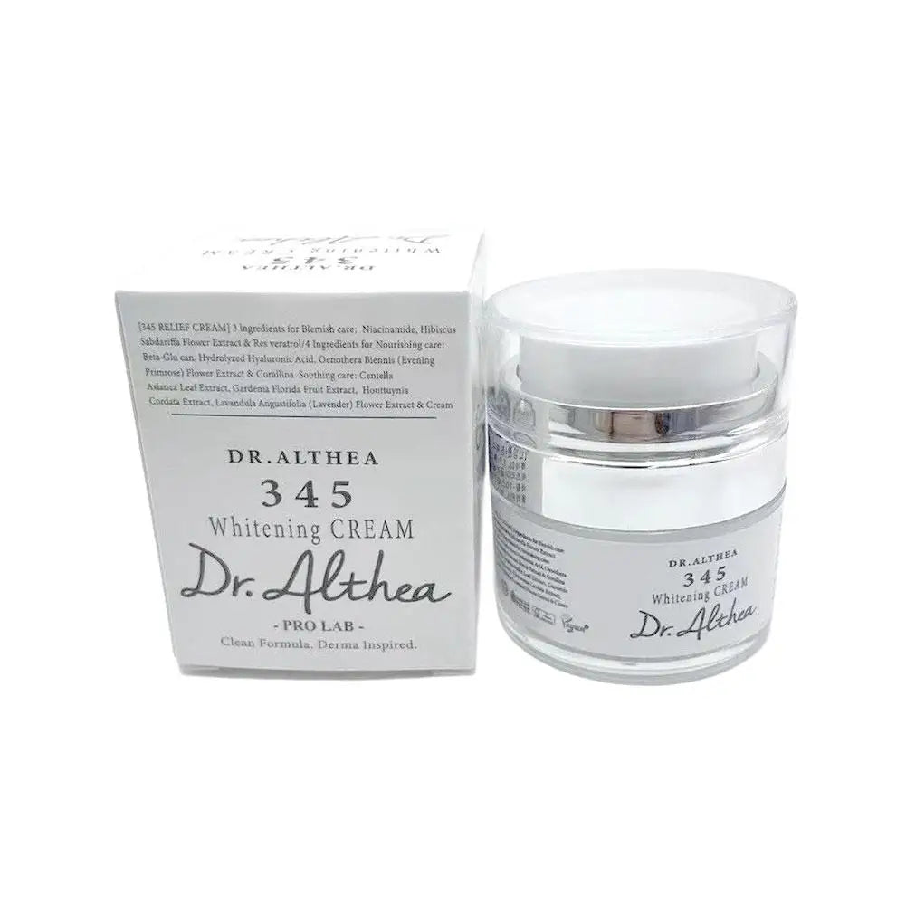 Dr.Althea 345 Relief Cream Antioxidant Nourishing Moisturizing Soothing Removing Acne Repairing Skin Barrier Korean Skin Care