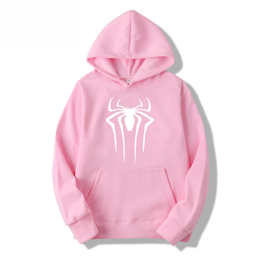 Fashion brand men's hoodie casual hoodie sportswear men's/women's top printed spider hoodie