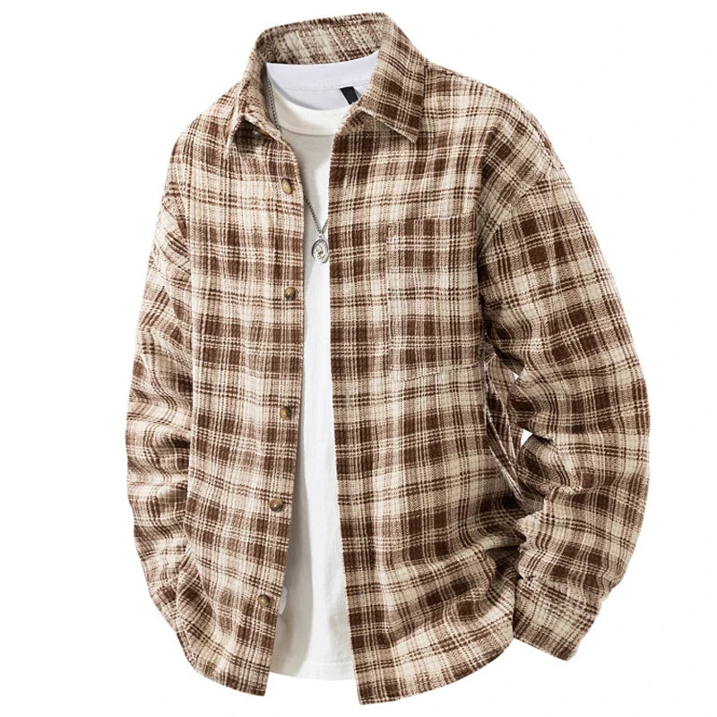 Jacket Mens Spring autumn New men jacket Flip collar stripes Jackets Youth casual coat Men's business coats Size M-4XL 5XL 6XL 7