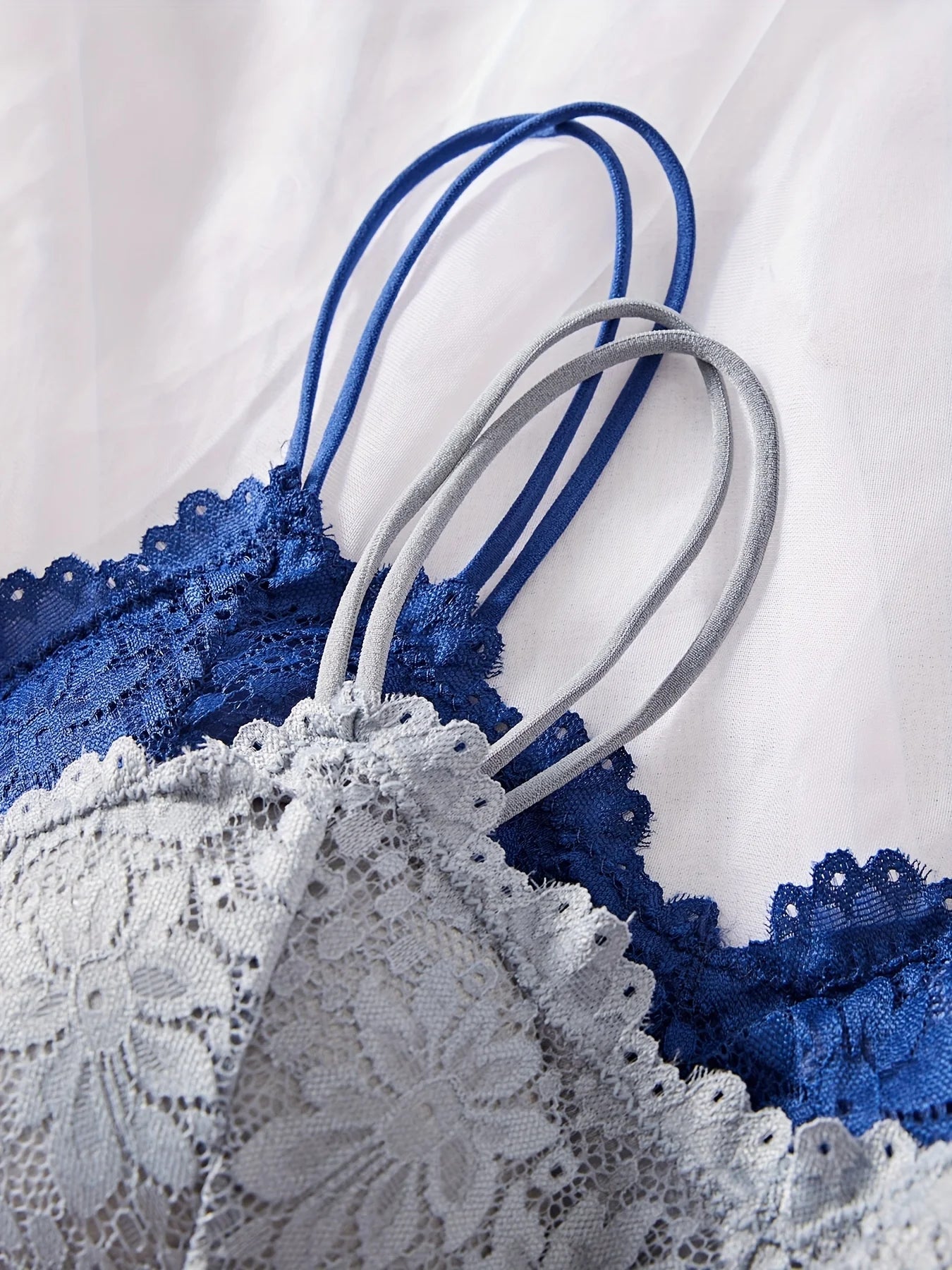 4PCS Women's Lace Non-wire Bra And Panties Set Transparent Low Rise Briefs Ultra-thin Comfort Underwear Female Bralette Lingerie