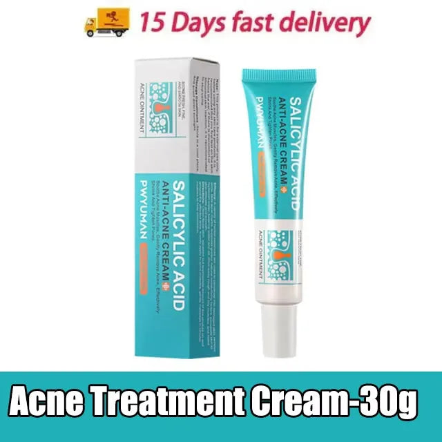 Salicylic Acid Acne Treatment Cream Shrink Pore Remove Blackheads Scars Acne Marks Spots Oil Control Whitening Korean Skin Care