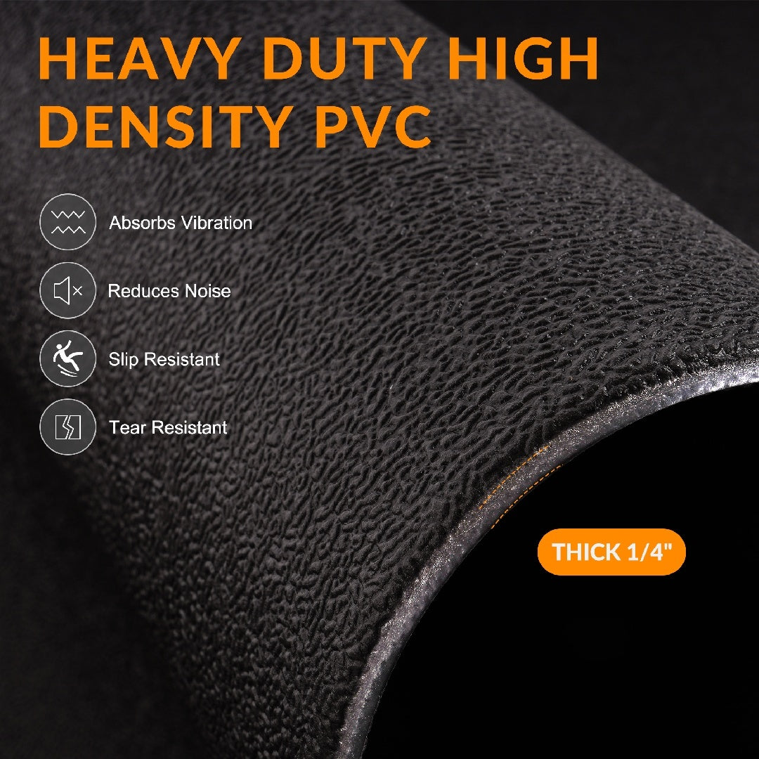 Only Supports Self Pickup High Density Home Gym Treadmill Exercise Bike Equipment Mats, 1-4 Inch Thick, Multiple Sizes