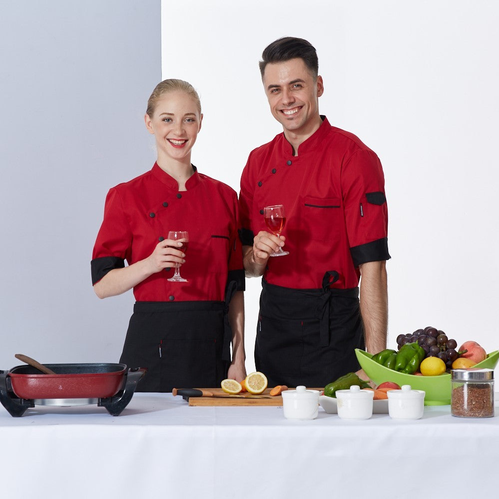 Chef Uniform Long Sleeve Hotel Restaurant Uniform