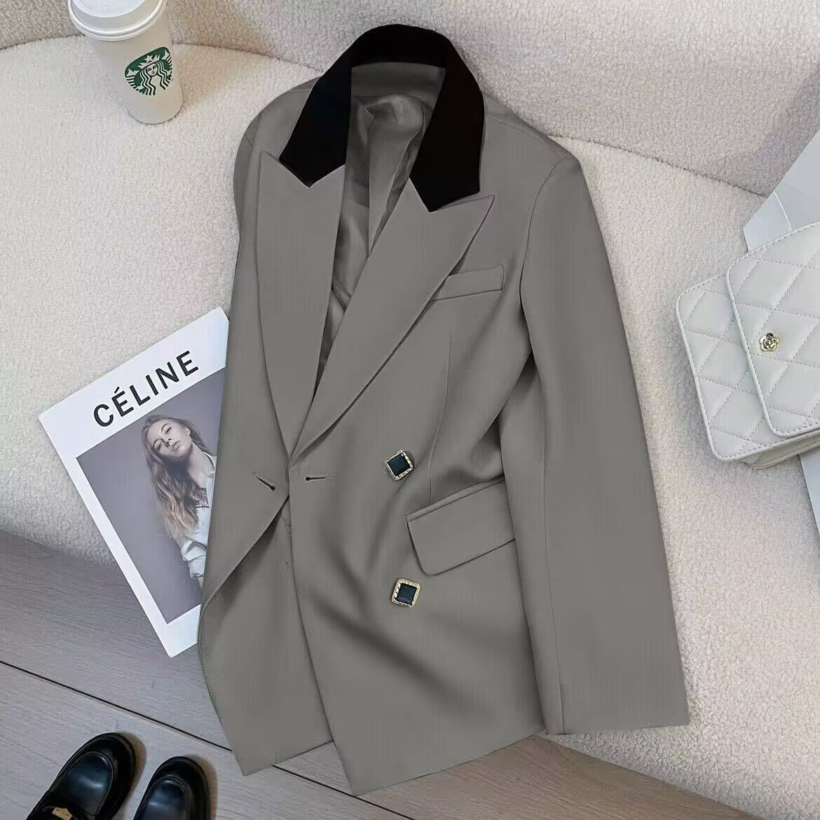 Women's Suit Jacket, Niche Design, Fashionable Temperament, Commuter Suit