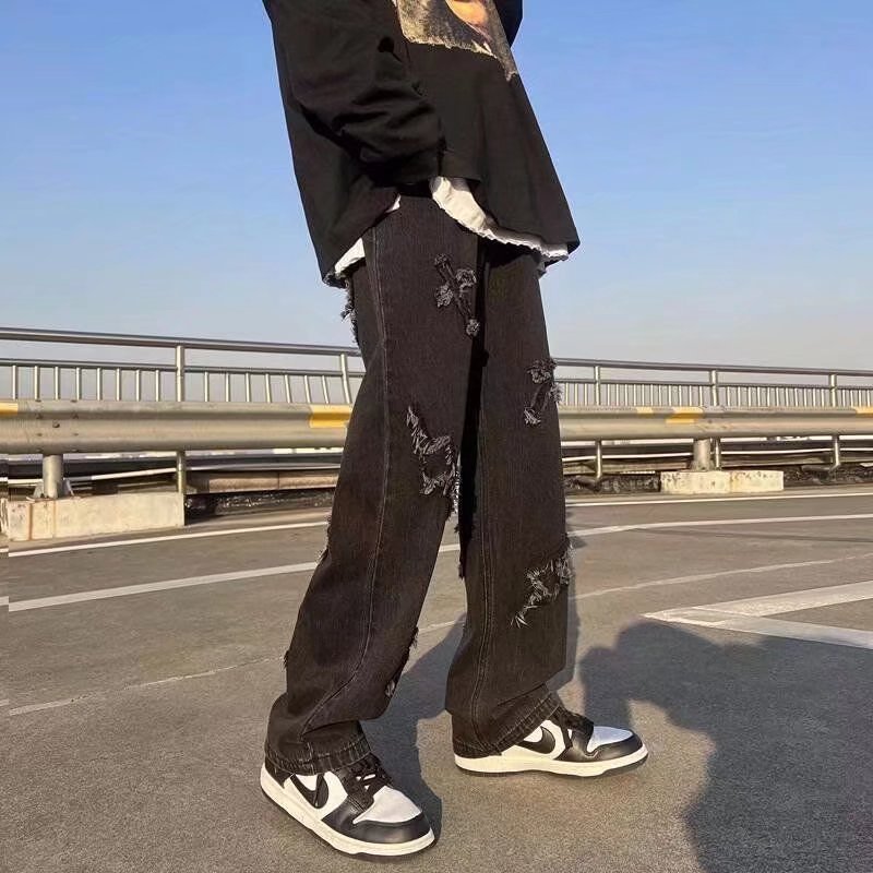 Niche Cross Jeans Female American Style