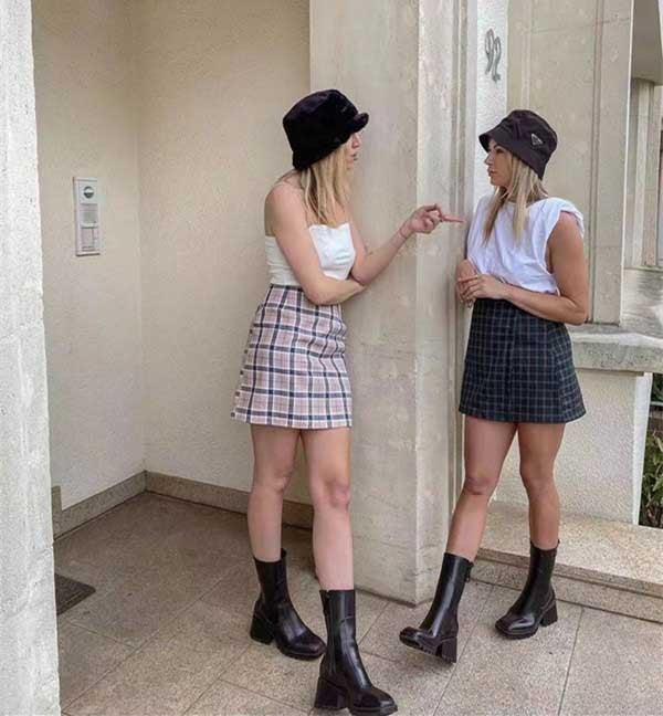Short Rain Boots With Letters And Non-Slip High Heels
