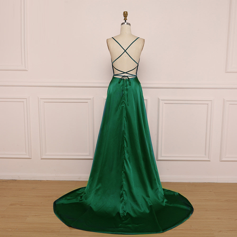 Sleeveless Split Prom Evening Dress New