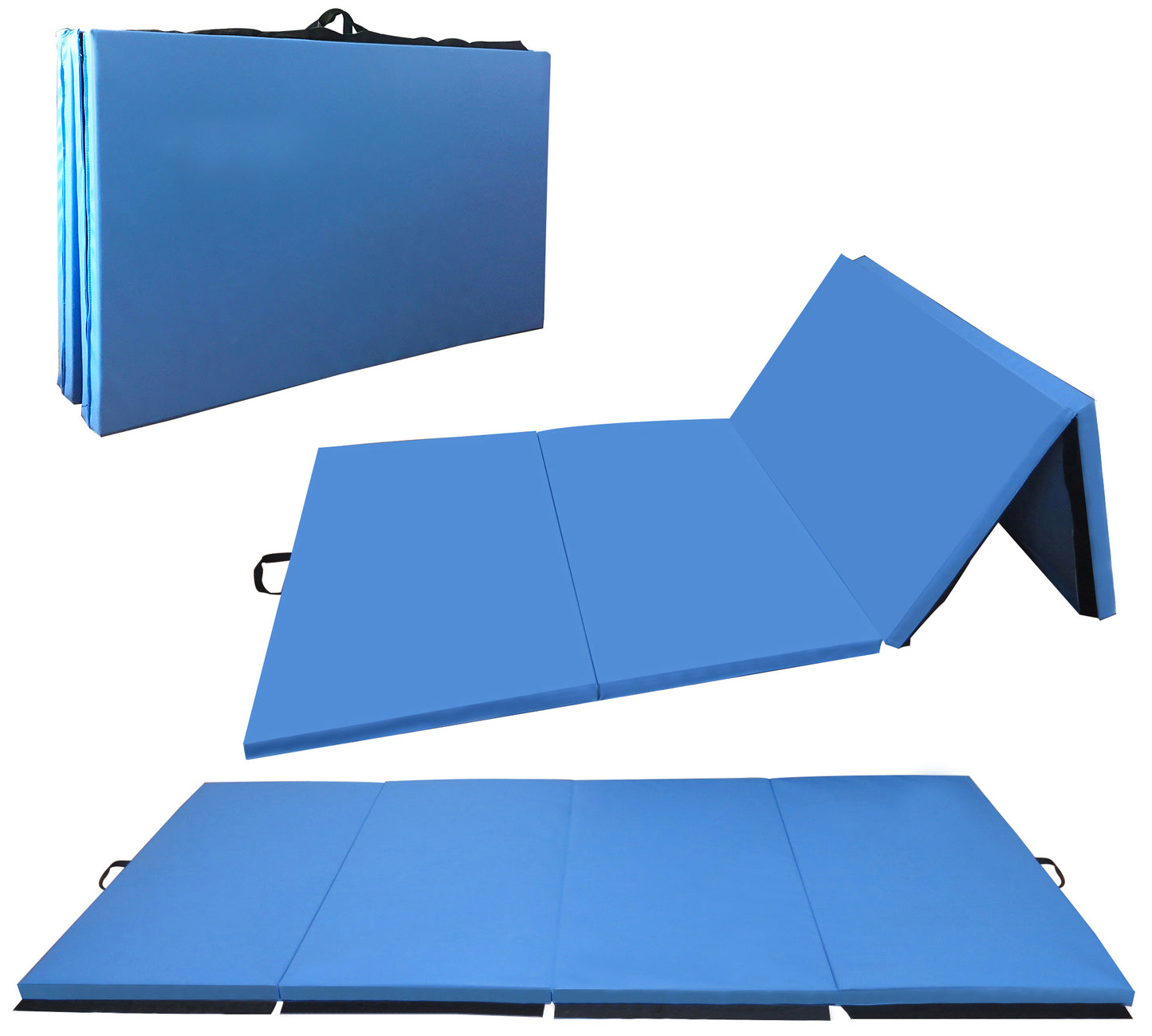 Only Supports Self Pickup Folding Aerobics Mat, Extra Thick High-density Gymnastics Mat, Tear-resistant Aerobics Mat For Mixed Martial Arts, Stretching, Gymnastics