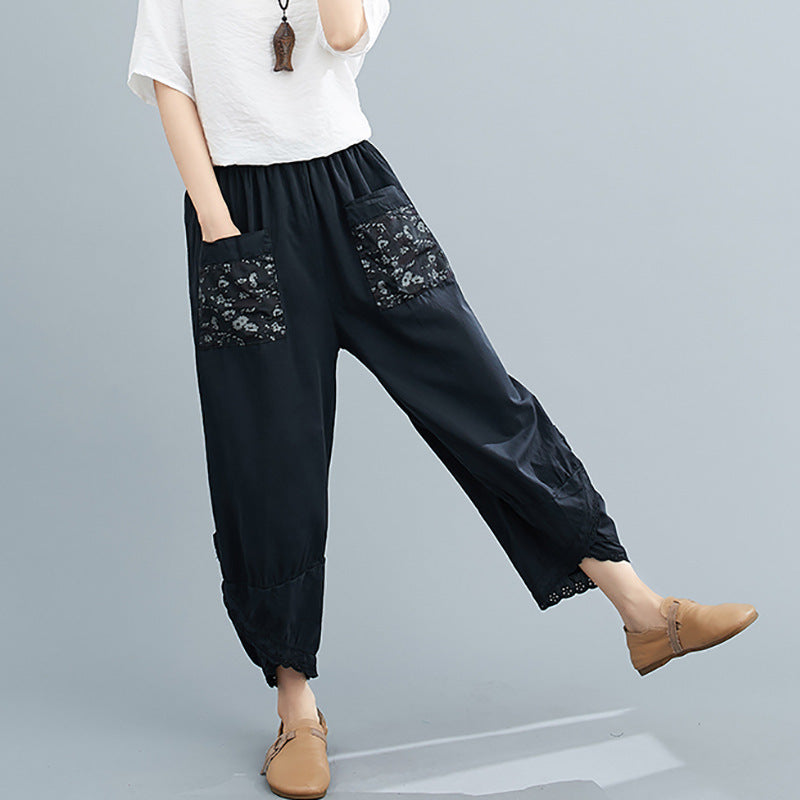Fashion Casual Women's Harem Pants Wide Leg