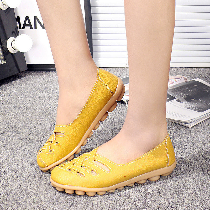 Women's Casual Hollow Flat Non-Slip Nurse Shoes