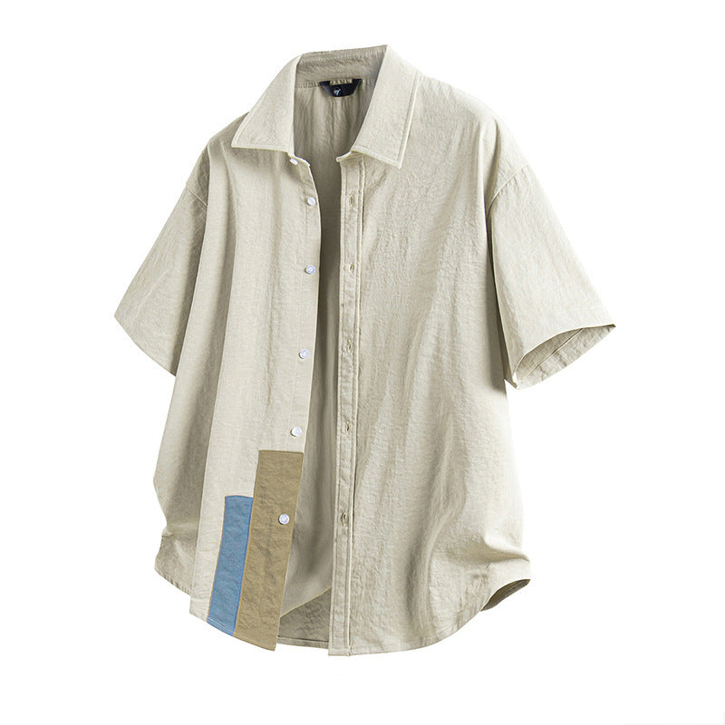 Shirt Men's Summer Thin Short-sleeved Casual Top